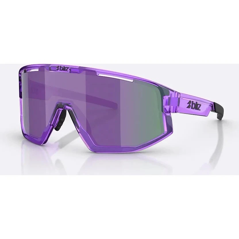 Bliz Fusion Small Cykelbriller - Transparent Purple/Smoke/Purple Multi