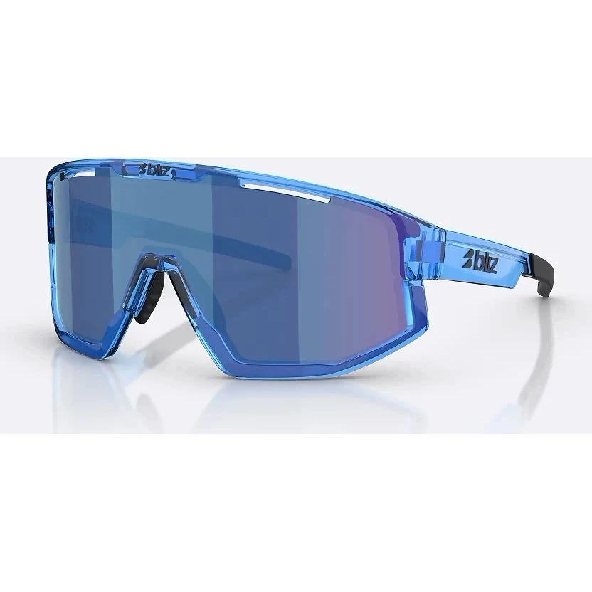 Bliz Fusion XX-Small Cykelbriller - Transparent Blue/Smoke/Blue