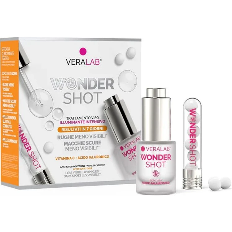 Veralab Wonder Shot - Intensiv Oplysende Ansigtsbehandling 15 ml
