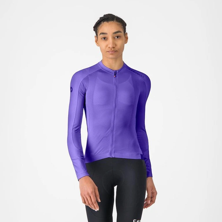 Castelli Espresso 2 W LS Jersey - Ultraviolet - M