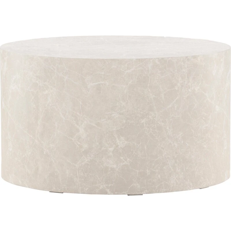York Sofabord Ø80 cm - Beige