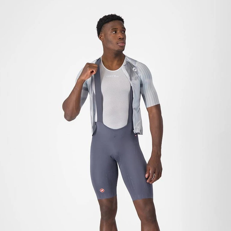 Castelli Free Aero Race S Bibshorts - Smoky Gray - Herre