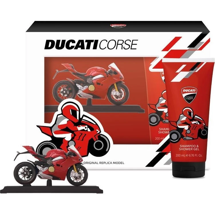 Ducati Racing box sæt med showergel og model