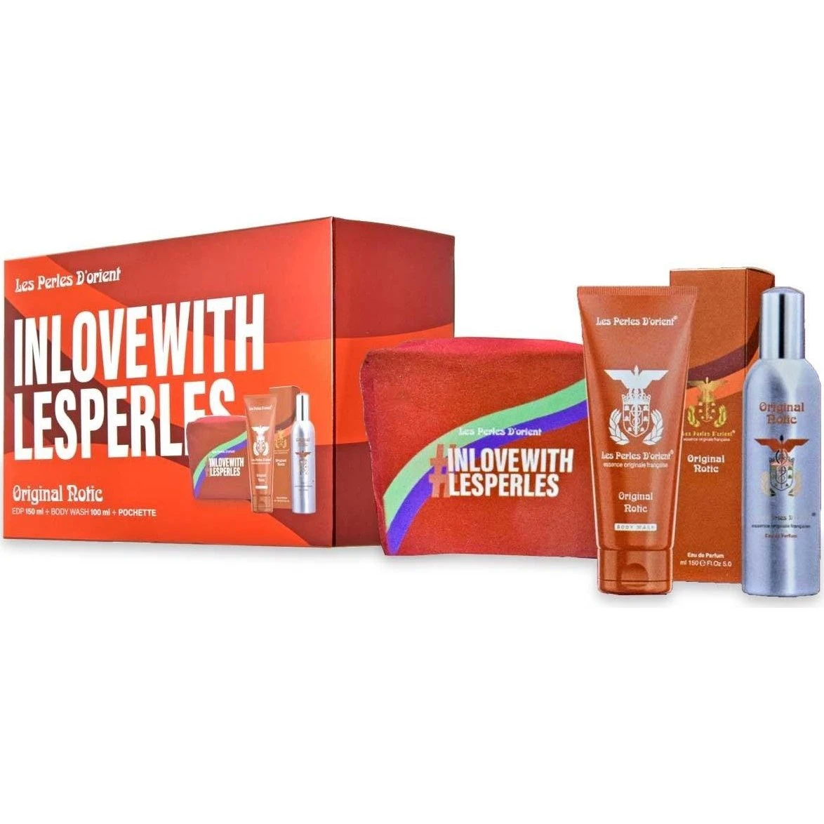 Les Perles d'Orient Original Notic Gavesæt (150 ml + 100 ml + Etui)