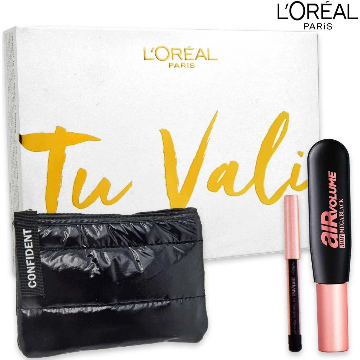 L'Oréal Paris Air Volume 30H Mascara & Blyantsæt med Clutch