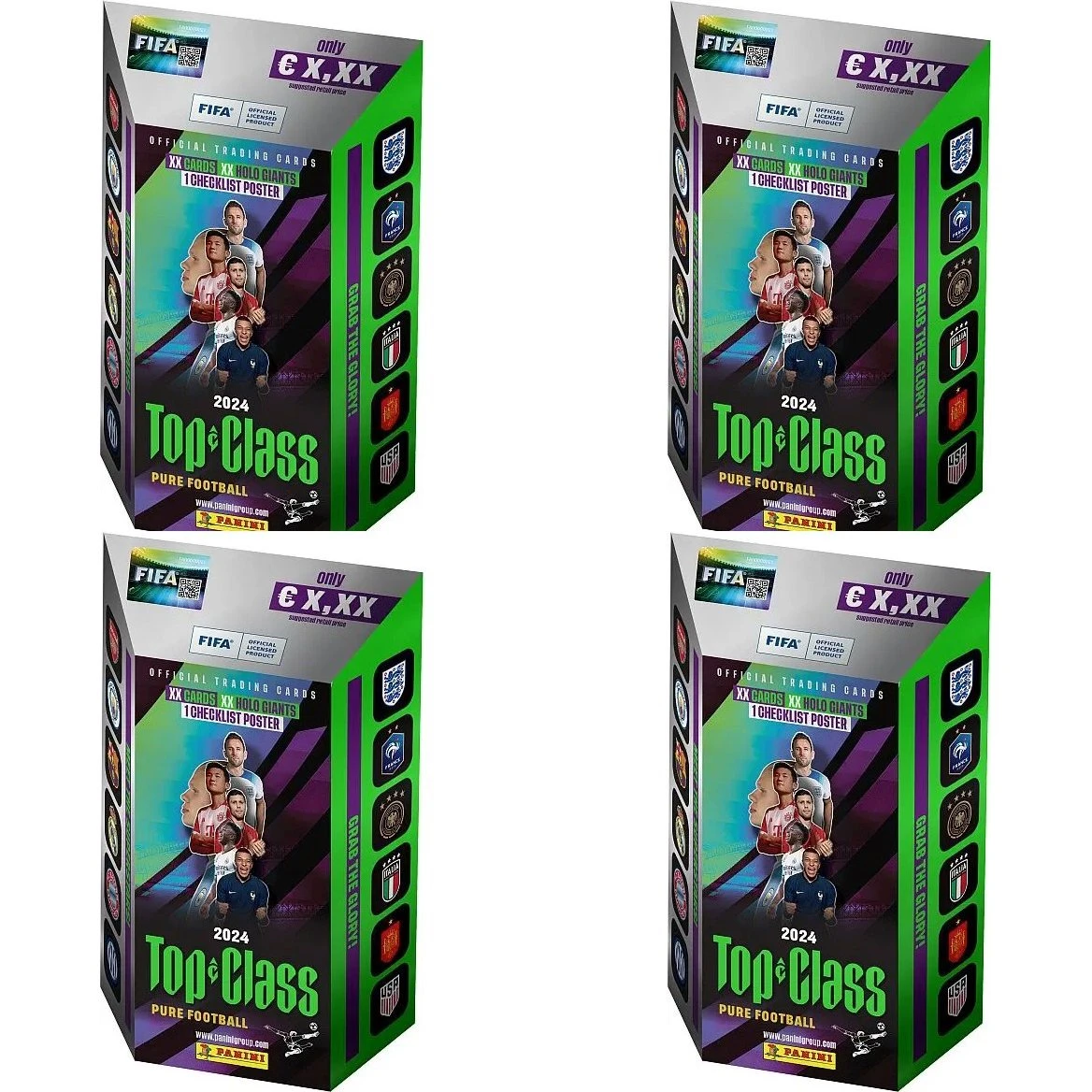 Panini FIFA Top Class 2024 Blaster Box Display (4 pakker)