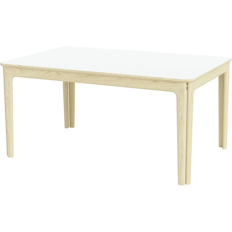 Skovby SM27 spisebord – eg naturolie/hvid laminat 205–511 cm