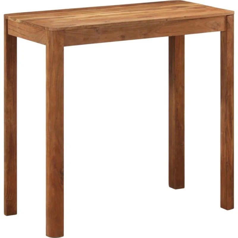 Barbord i massivt akacietræ 110x55x106 cm, honningfinish