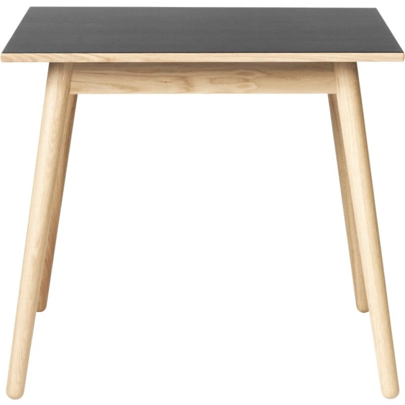 FDB Møbler C35A spisebord i eg med sort linoleum