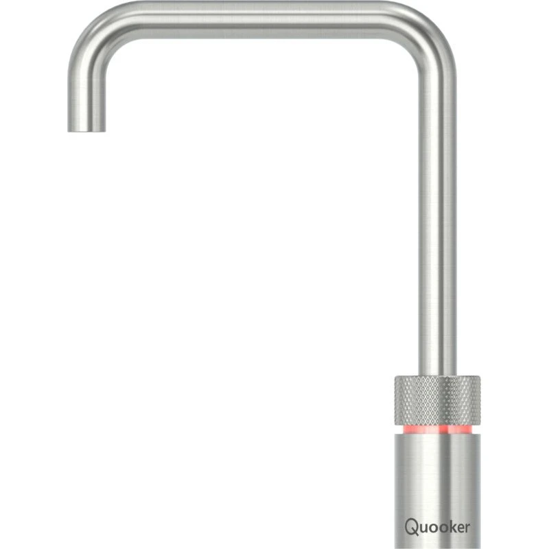 Quooker Nordic Square kogende køkkenarmatur, stål