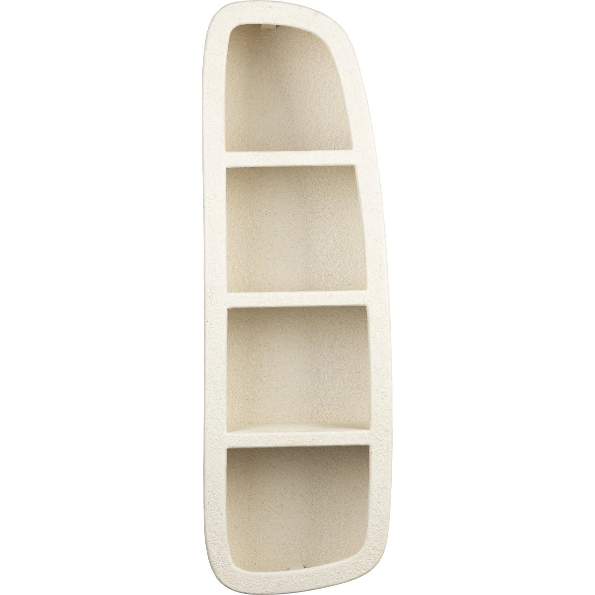 Dutchbone Veda væghylde med 3 hylder i beige genbrugsmarmor