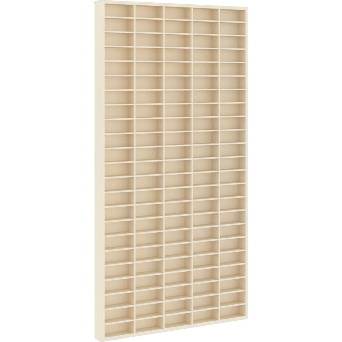 vidaXL Vægdisplaykasse Beige 50 x 4,5 x 96 cm
