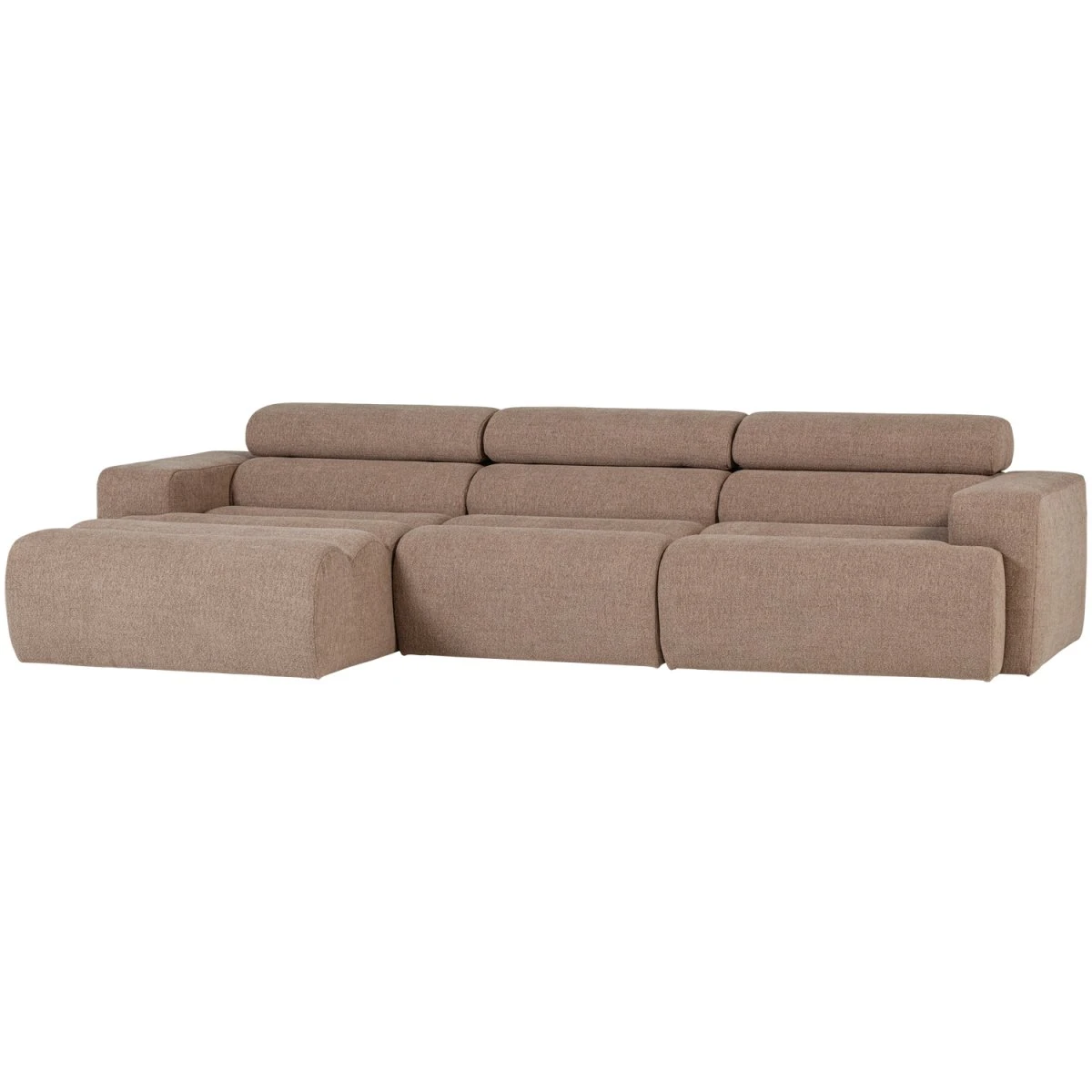 WOOOD Novi Chaiselong Sofa - Taupe Bouclé - 300 cm