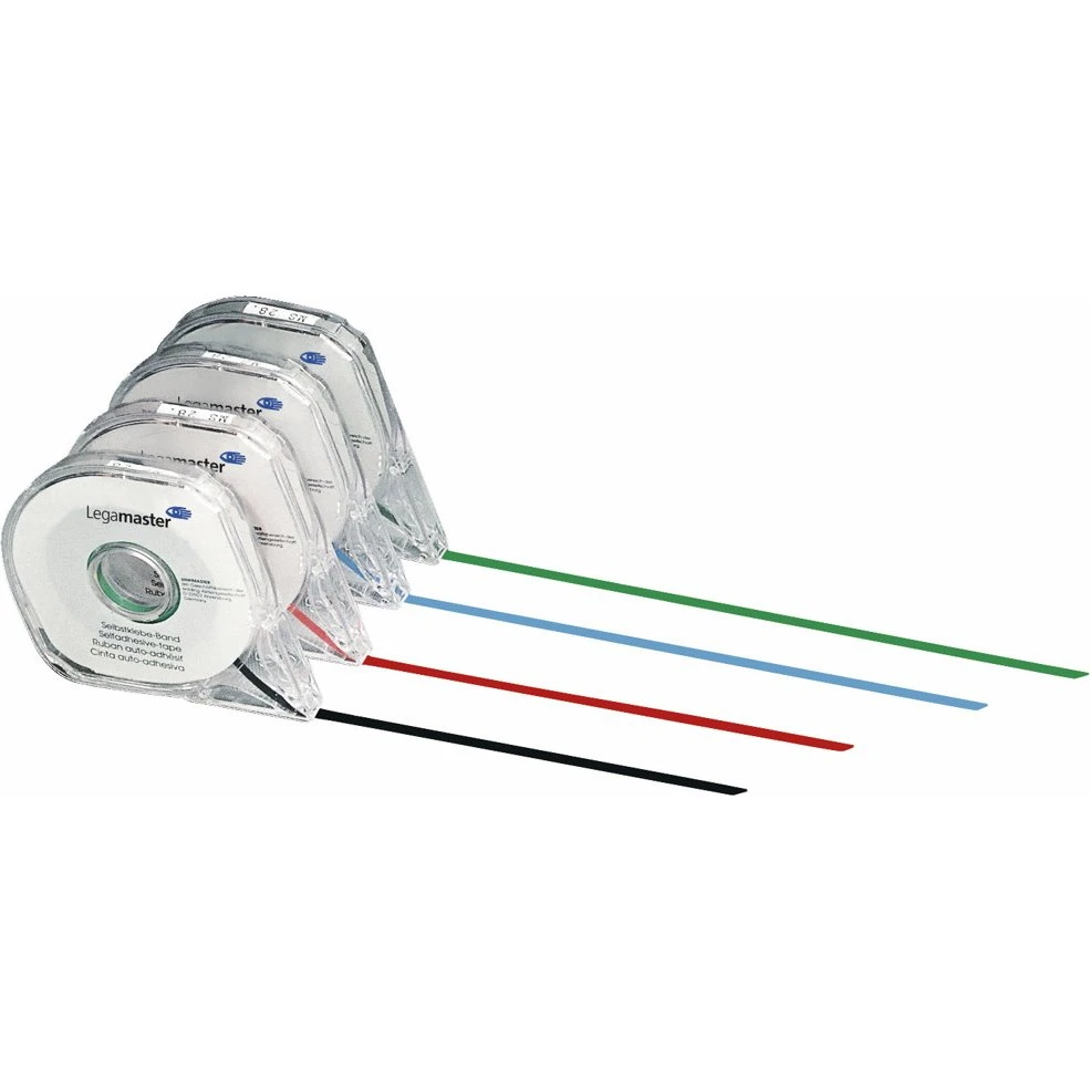 Legamaster Tape til Tavler, Rød, 2,5 mm x 16 m