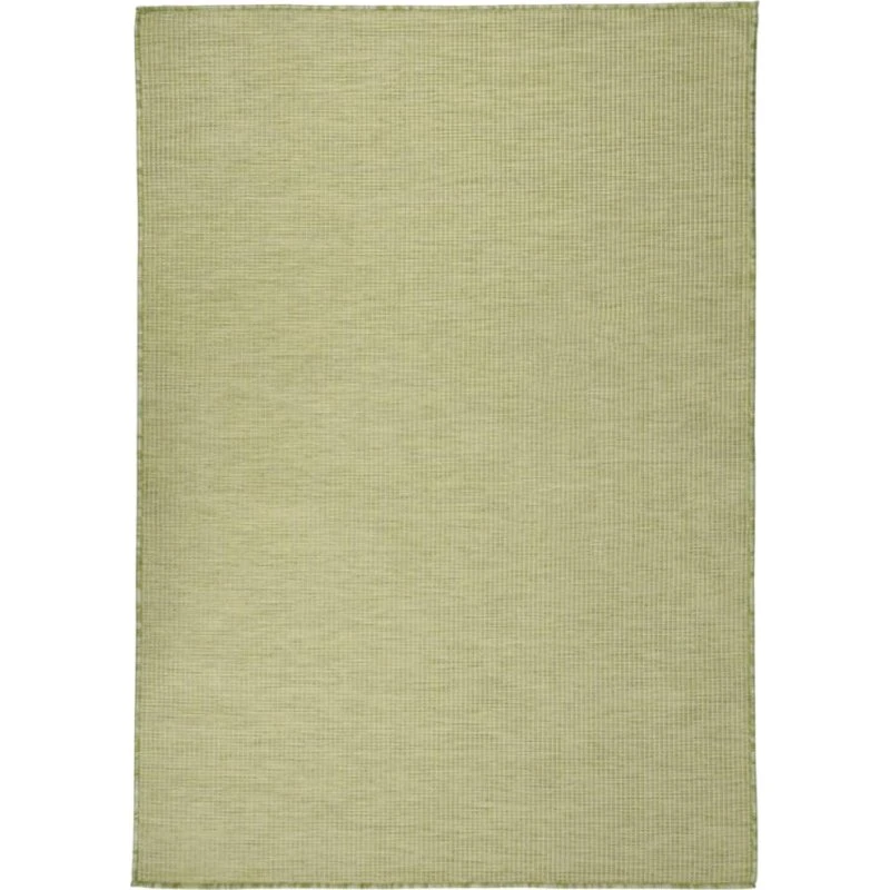 Fladvævet udendørstæppe 160x230 cm grøn