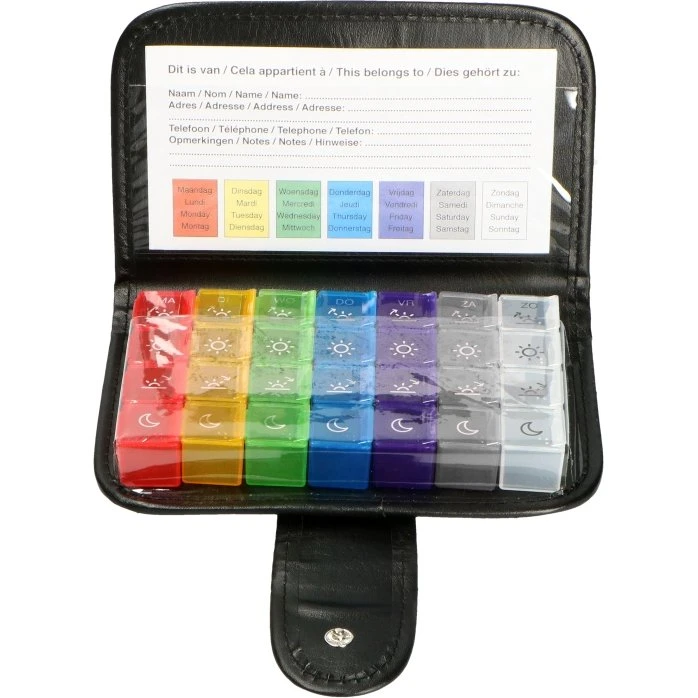 Fysic FC-54 Pilleholder - 7-dages ugentlig organisator