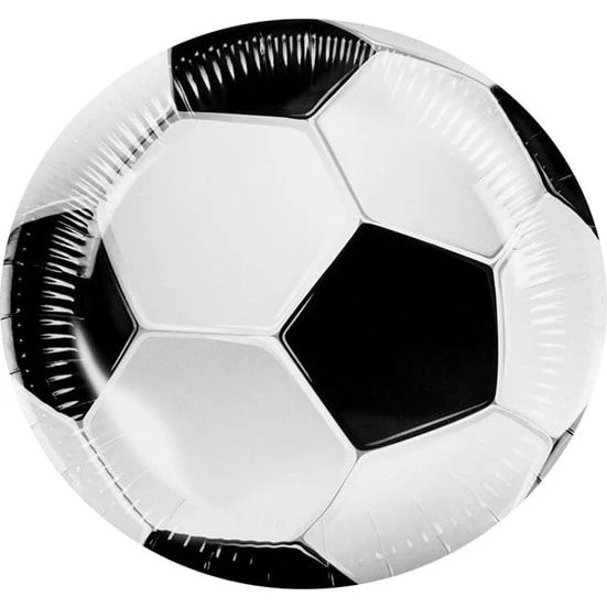 Boland Fodbold Paptallerkener - 10 stk.