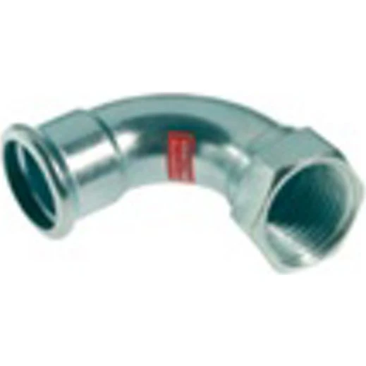 VSH XPress Bøjet 90° Forzinket Stål 28mm M/M