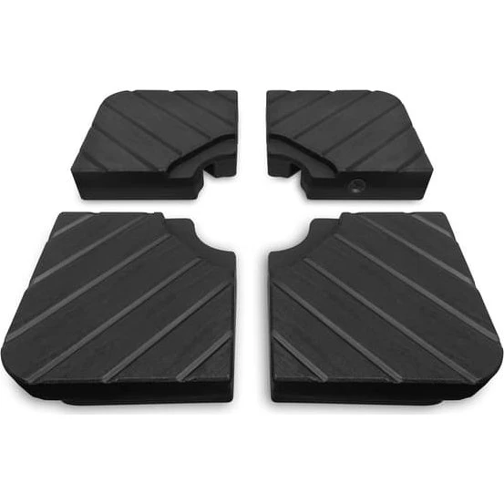 VONROC Parasolfliser 40x40 cm | 4 stk. Ballast til Krydsfod
