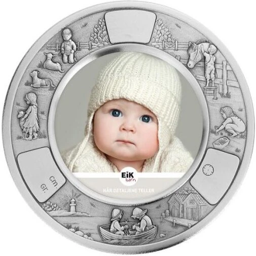 Noa Kids tin fotoramme rund Ø18 cm