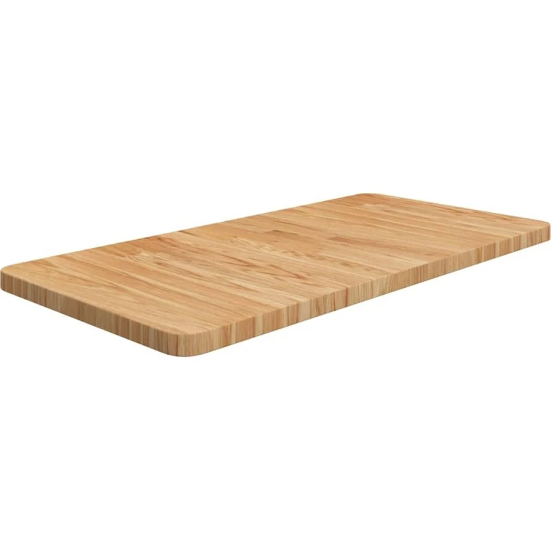 Bordplade til badeværelse 80x40x2,5 cm i massivt egetræ