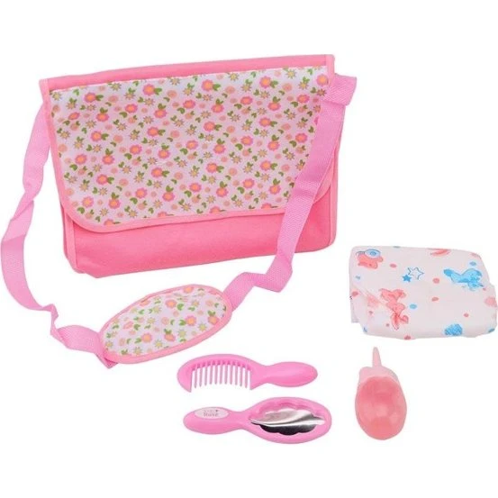 Baby Rose Diaper Carrier Bag med tilbehør - Pink