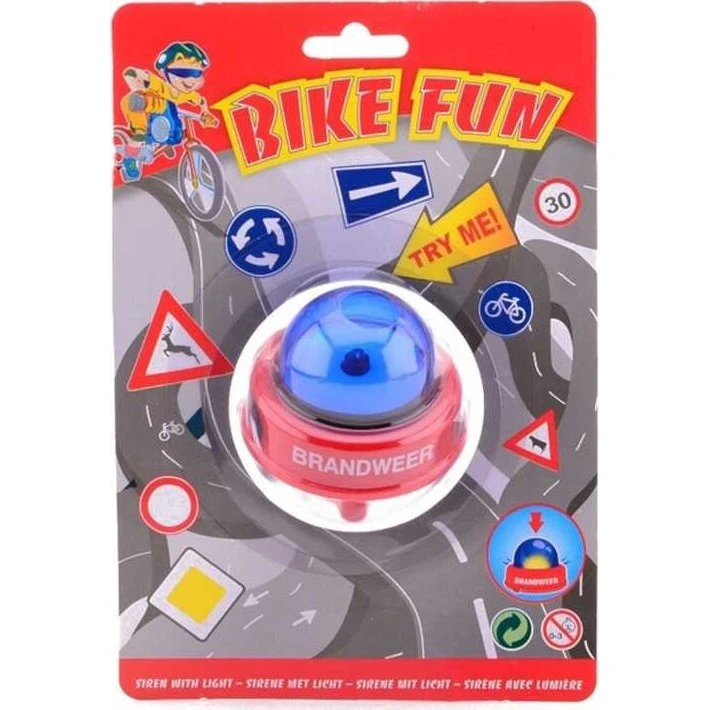 John Toy Bike Fun Brandbil Sirene til Børnecykel
