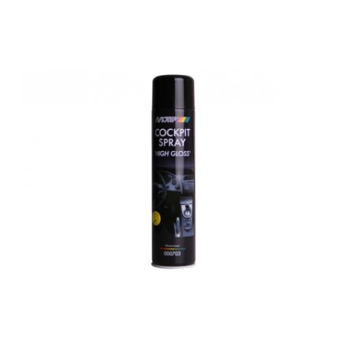 Motip Cockpit Spray - Rengøring og pleje til plast og vinyl, 600 ml