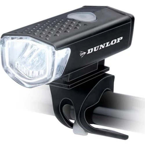 Dunlop Cykellygte for & bag - Genopladelig og vandtæt