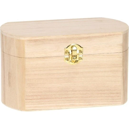 Playwood Decorate your own Wooden Box Oval