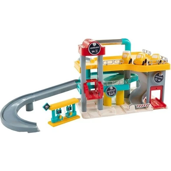 Cavallino Toys Luxury Garage med 3 biler