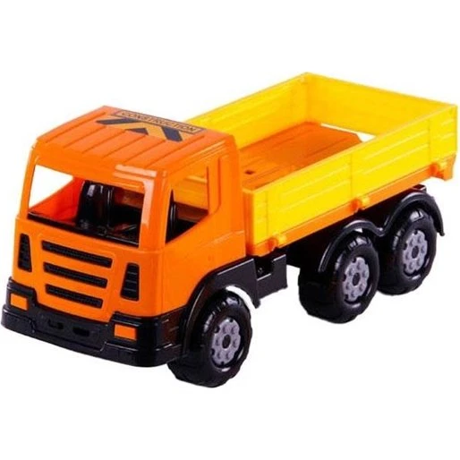 Cavallino Toys Cavallino XL Tipper Truck - Orange/Sort/Gul