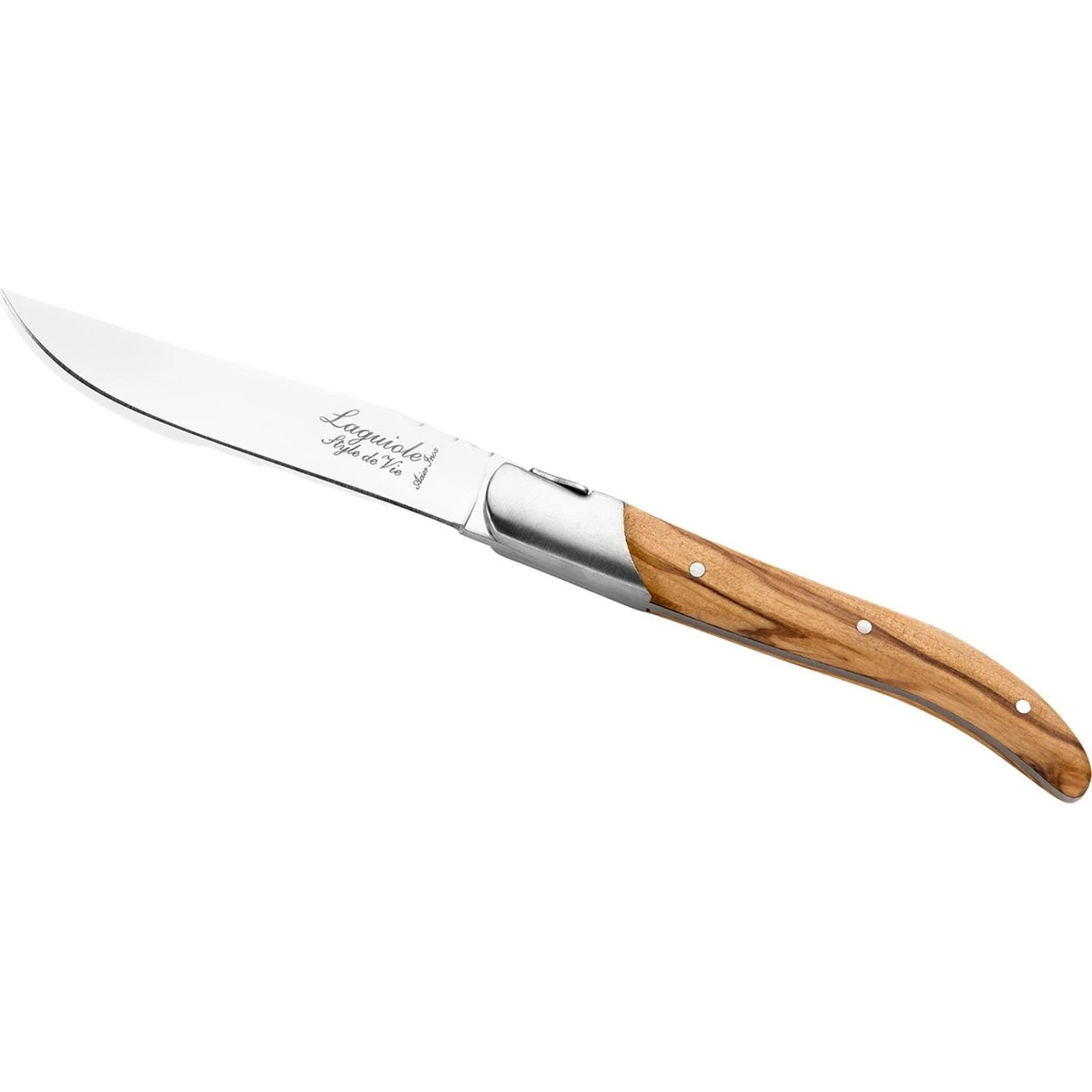 Laguiole Style de Vie Grillknive i Oliventræ - 6 stk. sæt