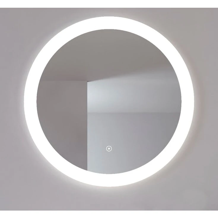 Vega LED-spejl, rund Ø80 cm, dæmpbar touch