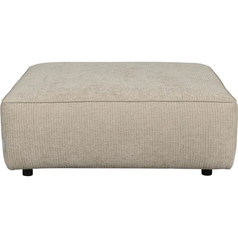 Zuiver Element Hunter Modulsofa i stenlysgrå ribbet stof 100x99 cm
