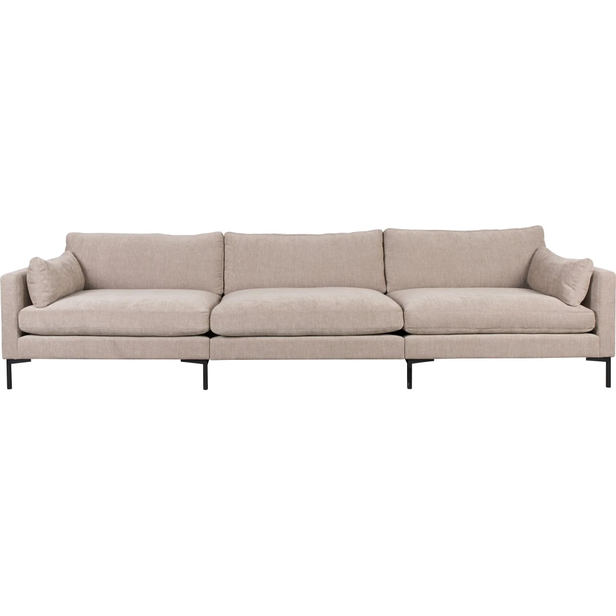 Zuiver Sommer 4,5-personers sofa i stenlysgrå polyester og stål
