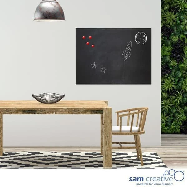 Fleksibel magnetisk tavle 45x60 cm - Selvklæbende