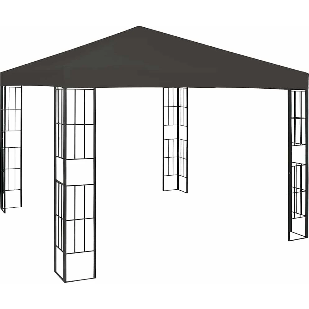 vidaXL Pavillon 3x3 m - Antracitgrå