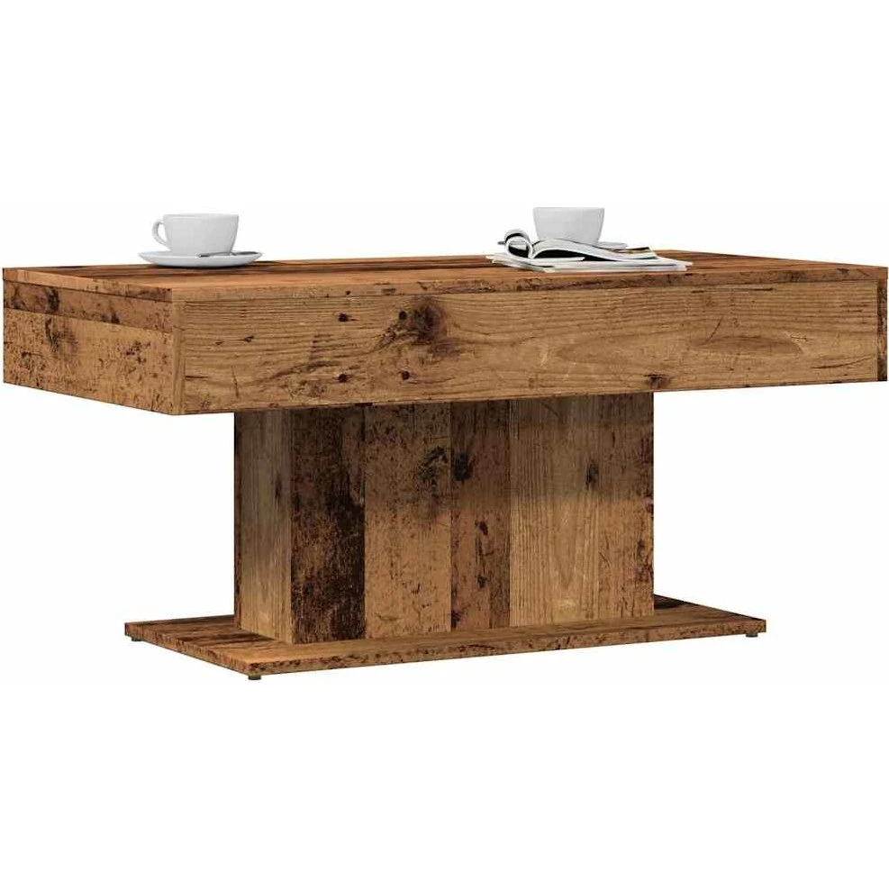 vidaXL Sofabord i gammelt træ, 96x50x45 cm