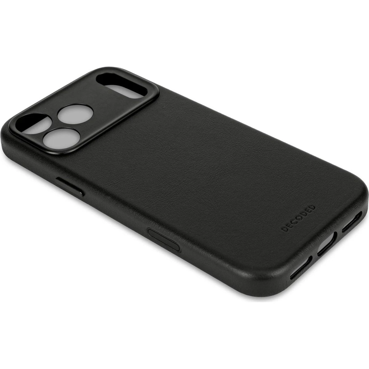 Decoded Lædercover til iPhone 17 Pro Max - Sort