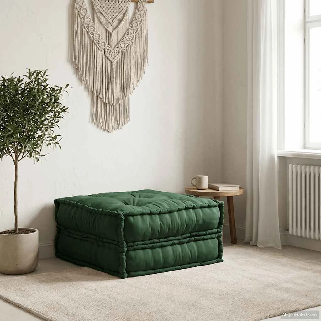 vidaXL Modulær sofaenhed i stof, grøn, 70x70x36 cm