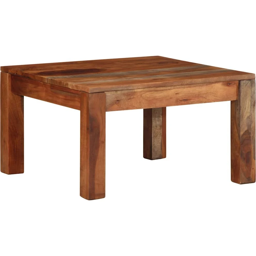 vidaXL Sofabord 60x60x35 cm i massivt akacietræ