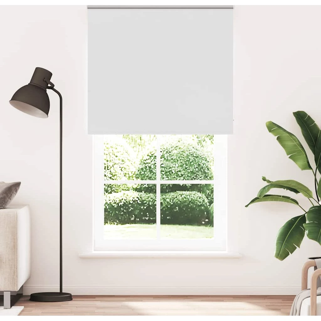 vidaXL Mørklægningsrullegardin 125x230 cm - Hvid