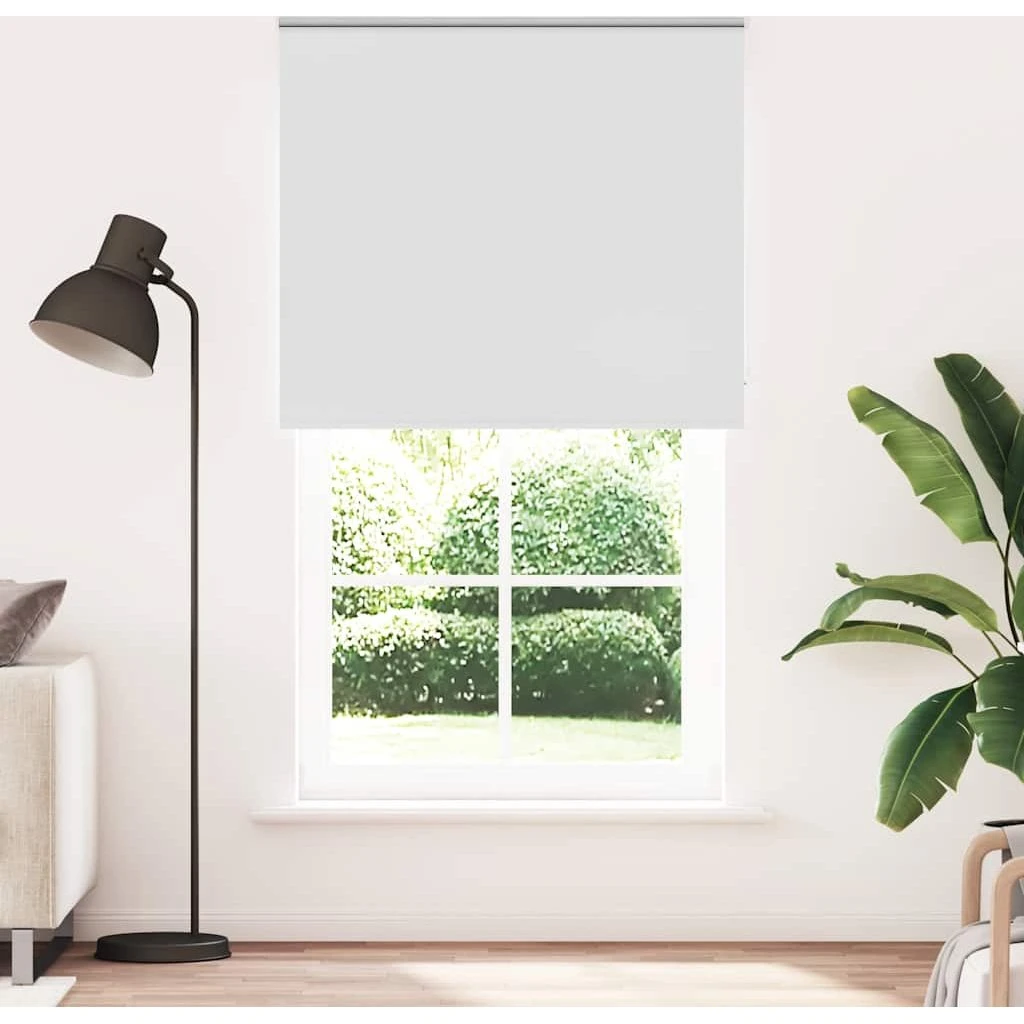 vidaXL Mørklægningsrullegardin 130x210 cm - Hvid