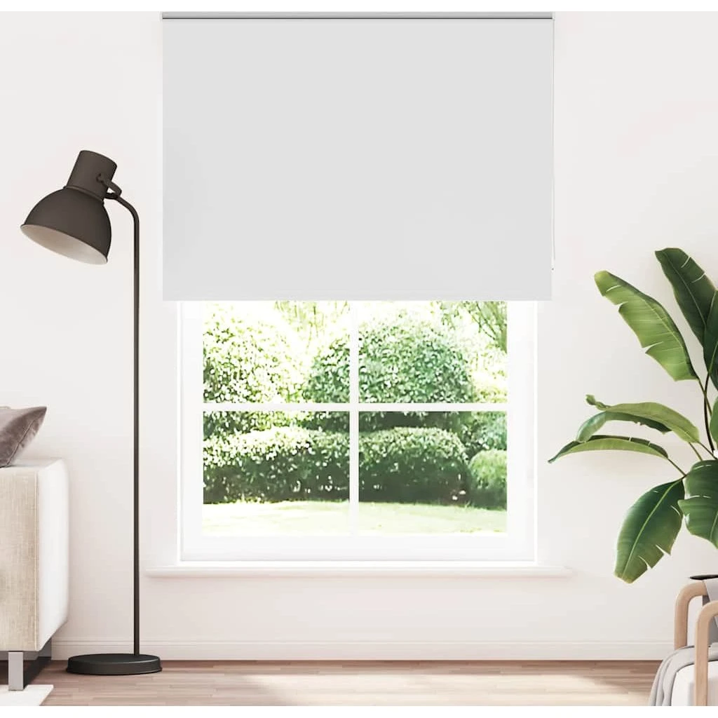 vidaXL Mørklægningsrullegardin 160x210 cm - Hvid