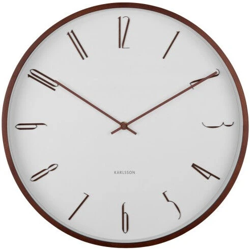 Karlsson Scandia vægur Ø40 cm – hvid