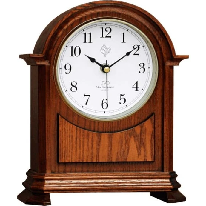 JVD HS12.1 Bordur: Klassisk hvid analogt quartz-ur