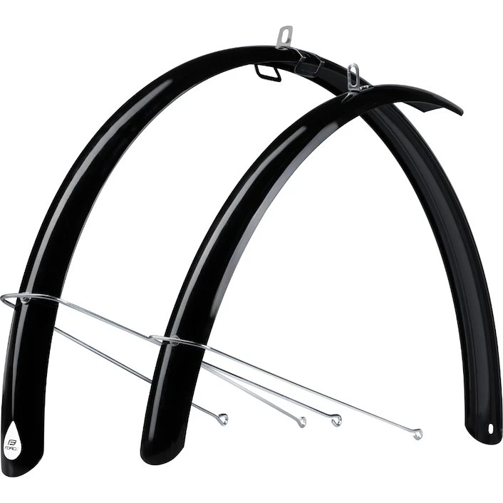 FORCE Aluflex Eco skærmsæt 28" - Sort