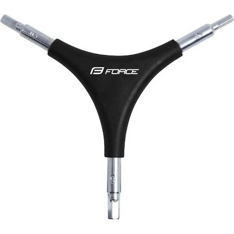 FORCE Y-nøgle Unbrako 4/5/6 mm med gummigreb