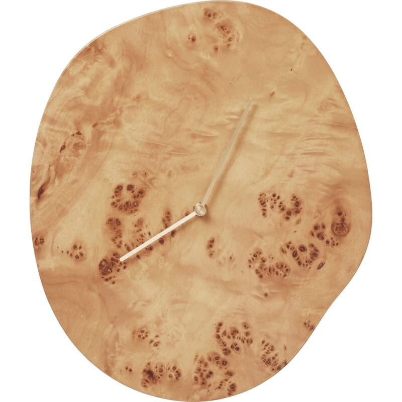 Ferm Living Melt vægur Natural Rodtræ